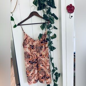 Mahina Tropical Beach Mini Dress Size Small